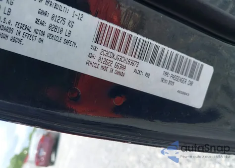 2012 Dodge Charger Sxt из США, поврежденный, VIN 2C3CDXJG3CH183873